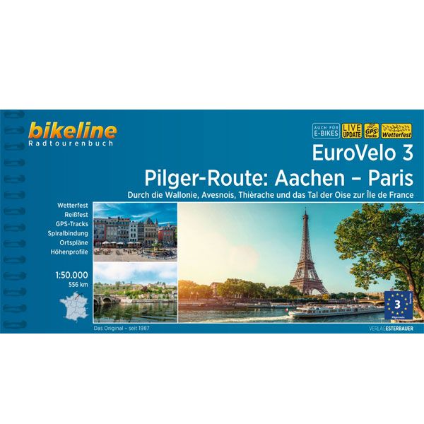 Eurovelo 3: Pilgerroute: Aachen Paris Bikeline