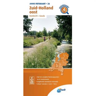 ANWB Regiokaart 26 Zuid-Holland Oost - Utrecht Zuidwest 
