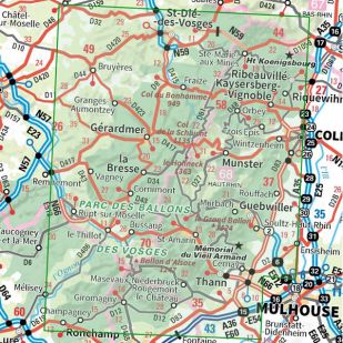 IGN Vogezen (28) - Vosges du Sud - Wandel- en Fietskaart