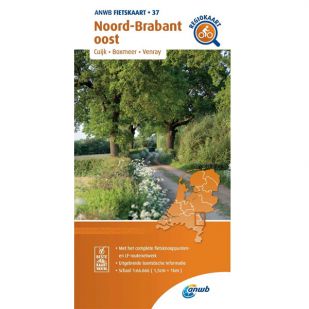 ANWB Regiokaart 37 Noord-Brabant Oost - Limburg Noord 