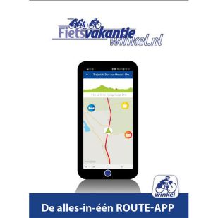 In uw App-store: Weser Radweg - 523 km