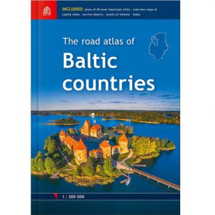 The road atlas of Baltic Countries