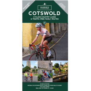 Cotswolds Cycling Map Goldeneye 
