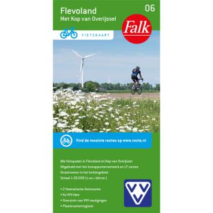 A - Falk Fietskaart 6 Flevoland - Kop van Overijssel 
