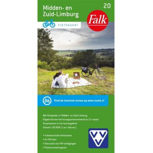 Falk Fietskaart 20 Midden en Zuid-Limburg 