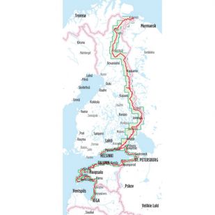 Europa-Radweg Eiserner Vorhang 1 Finnland Ostseekuste Baltikum Bikeline Fietsgids