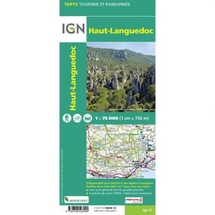 IGN Haut-Languedoc (22) - Wandel- en Fietskaart