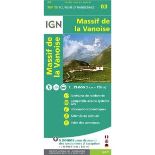 A - Massif de la Vanoise (03) - Wandel- en Fietskaart