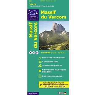 A - Massif du Vercors (01) - Wandel- en fietskaart