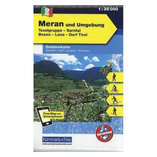 KF2 Merano und Umgebung - Outdoorkaart