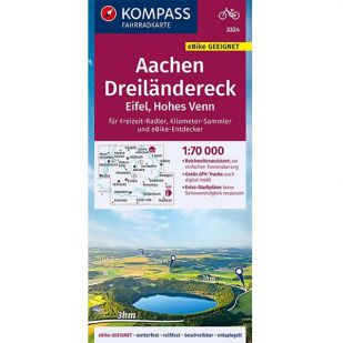 KP3324 Aachen Dreiländereck - Eifel - Hohes Venn