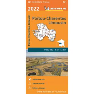 Michelin 521 Poitou Charente 2022