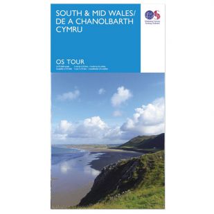 South & Mid Wales OS Tour Map