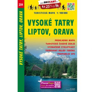 Shocart nr. 231 - Vysoke tatry, Liptov, Orava