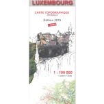 Luxembourg - Carte Topographique