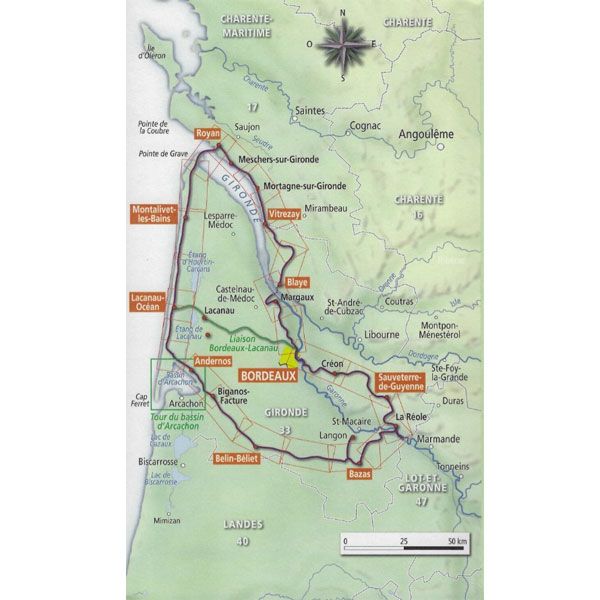 Routes Tour De Gironde Velo Le Tour De Gironde A Velo