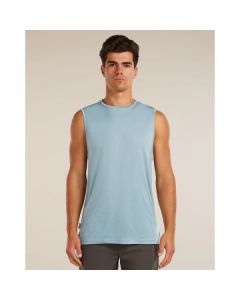 Icebreaker Men 125 Sphere Tank Cool-Lite - FLINT BLUE