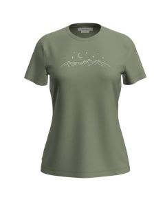 Icebreaker Women 150 Tech Lite Sparkling Stars - Lichen