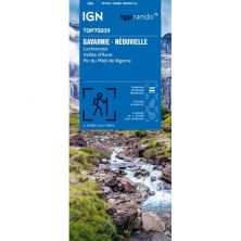 IGN Top 75: Gavarnie Néouvielle Luchonnais Pic du Midi de Bigorre (19) - Wandel- en fietskaart !
