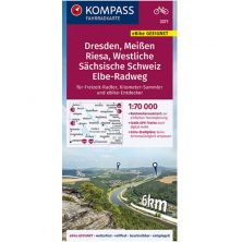 KP3371 Dresden / Meißen / Riesa / Westliche Sächsische Schweiz / Elbe Radweg !