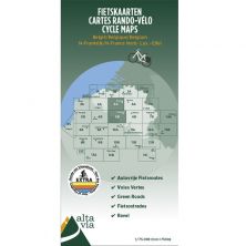 Alta Via Fietskaarten 5A en 5B Oost-Vlaanderen & Henegouwen