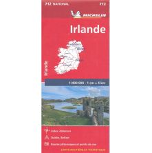 Michelin 712 Wegenkaart Ierland