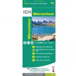 IGN Top 75: Mercantour  (10)  - Wandel- en Fietskaart