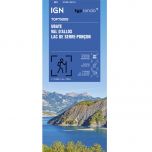 IGN Top 75: Ubaye, Val d'Allos, Lac de Serre-Poncon 750008 - Wandel- en fietskaart