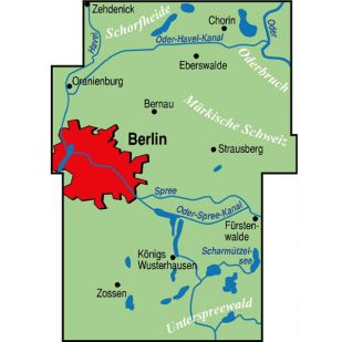 Berlin und Umgebung  (Regionalkarte)