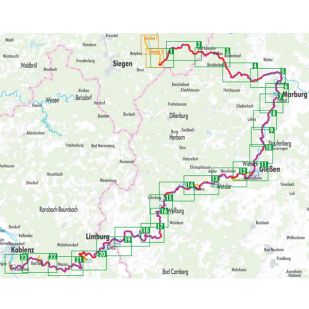 Lahn Radweg Bikeline Fietsgids 
