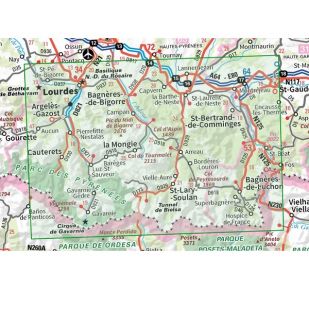 IGN Top 75: Gavarnie Néouvielle Luchonnais Pic du Midi de Bigorre (19) - Wandel- en fietskaart !