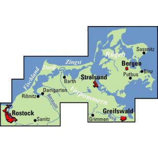 Rügen / Fischland-Darß (Regionalkarte)