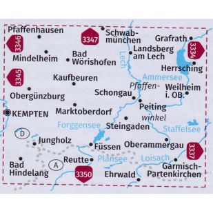 KP3344 Ostallgäu - Pfaffenwinkel - Ausserfern
