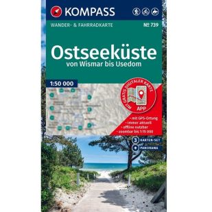 KP739 Ostseeküste Von Wismar Bis Usedom, 3 Karten  !