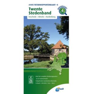 ANWB Fietsknooppuntenkaart 08 Twente Stedenband