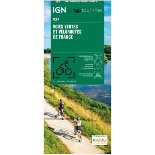 IGN 924 Voies vertes et Véloroutes de France 