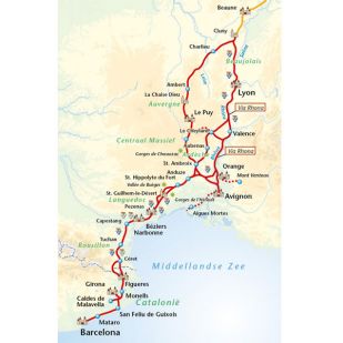 Onbegrensd fietsen naar Barcelona deel 2: Cluny-Barcelona (2025)