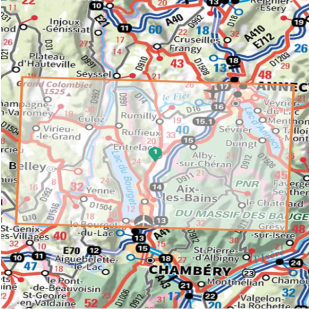 Lac d'Annecy et Lac du Bourget à vélo (VEL11)