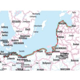 Iron Curtain Trail 2: Baltic Sea Cycle Route (From Riga to Lübeck) Bikeline Fietsgids