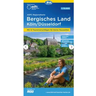 Bergisches Land, Köln/Düsseldorf (Regionalkarte)