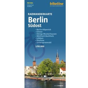 Berlin Sudost - Bikeline Fietskaart (2025) !