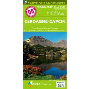 Pyrénées Carte no.8: Cerdagne-Capcir !