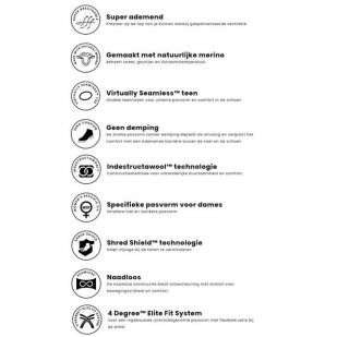 Smartwool Run Zero Cushion Low Ankle met Ombre print voor dames