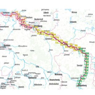 A - Elbe Radweg Dl 2 Magdeburg Cuxhaven Bikeline Fietsgids