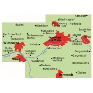 Frankfurt am Main (Regionalkarte)
