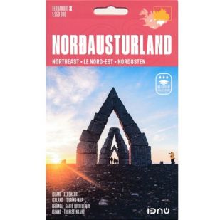 IJsland noord-oost Ferdakort 3