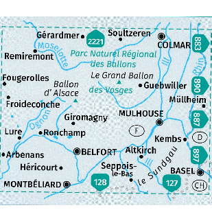 KP2222 Elsass, Vogesen Süd  !