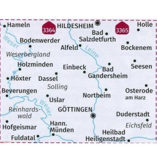 KP3363 Weserberland, Leine, Gottingen, Northeim, Hameln 