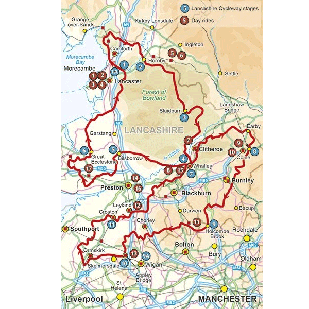 The Lancashire Cycleway - Cicerone