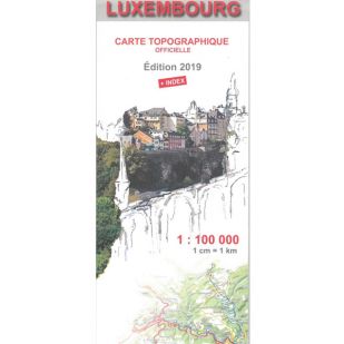 Luxembourg - Carte Topographique !